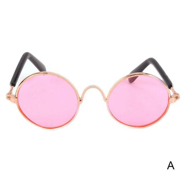 Doll Glasses Vintage Oval Glasses Suitable For 18 Dolls inches Silver Best T9S4