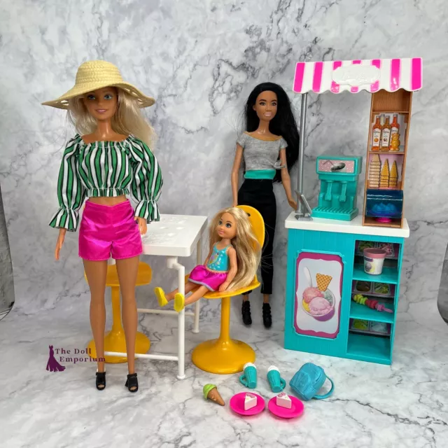Barbie and chelsea gelato café playset online