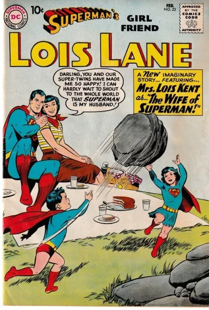 Supermans Girlfriend Lois Lane 23-A DC Comics Vol-1 (1958-1974) Grade 3.0