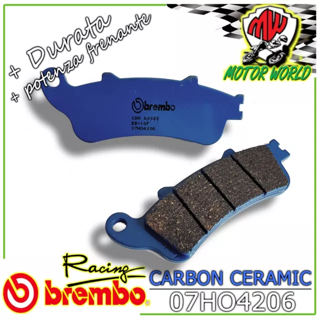 07Ho4206 Pastiglie Brembo Ceramic Anteriori Honda Vfr Fi 800 1998 - 2002