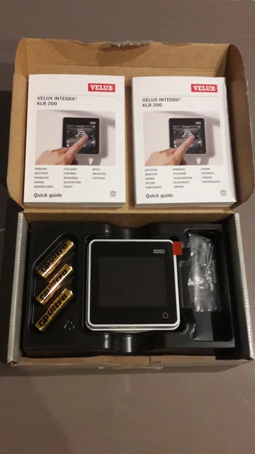 Guide de l'utilisateur de la télécommande VELUX KLR 300 avec écran tactile