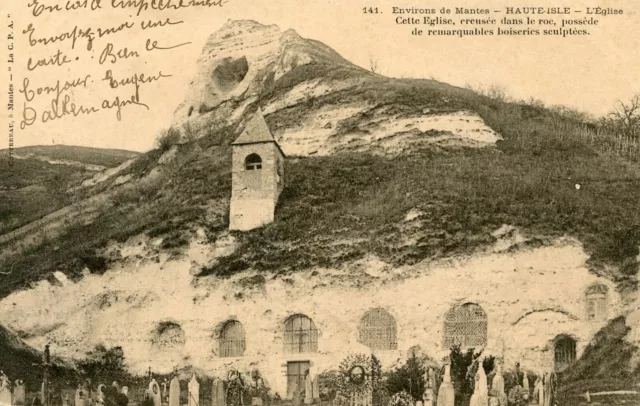 *30130 cpa Haute Isle - l' Eglise