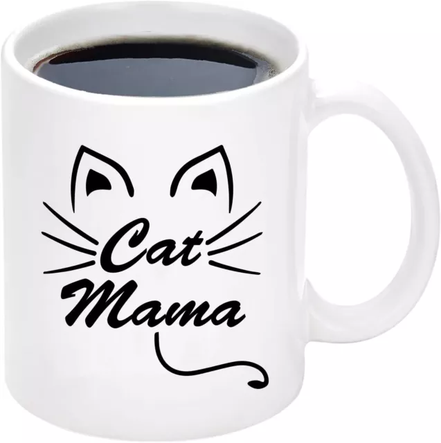 Cat Mama Mug Novelty Coffee Mugs For Mom Birthday Cat Lover Gifts For Women