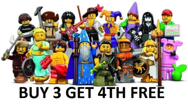 LEGO Minifigures Series 12 71007 new pick choose your own BUY 3 GET 4TH FREE
