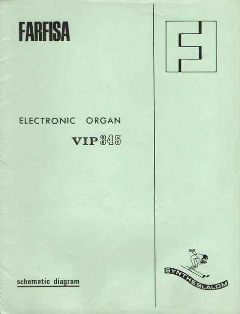 FARFISA VIP345 SERVICE Manual Schematic Diagrams Schema Schaltplan VIP