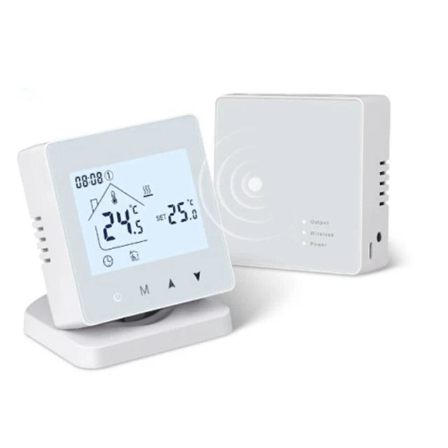Termostato intelligente Wi-Fi programmabile senza fili con ricevitore