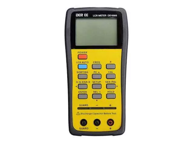 High Accuracy LCR Meter DE-5000 Automatic Discrimination and Dual Display Japan