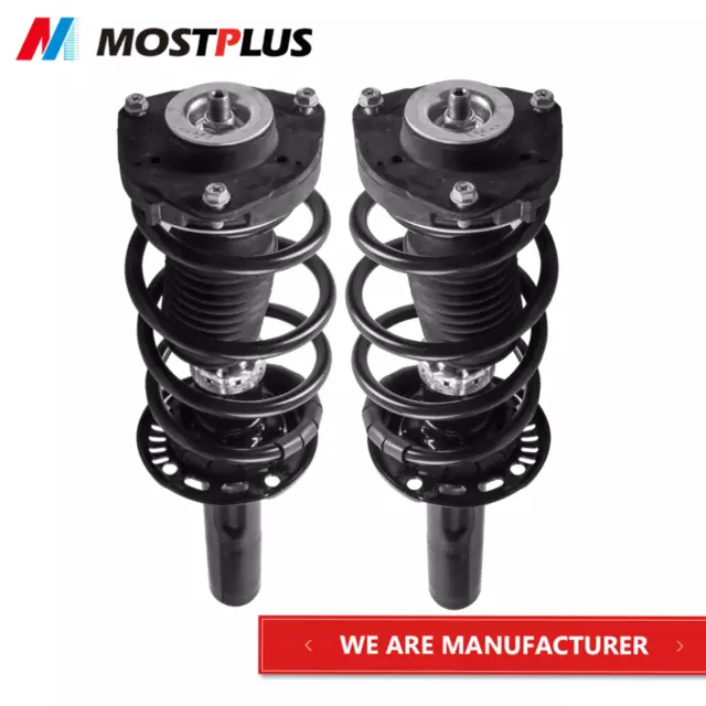2x Front Shock Struts Assembly For VW Jetta Beetle Golf Passat AUDI A3 172311