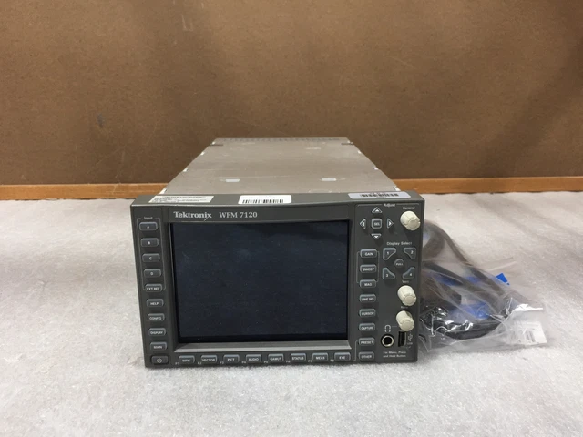 Tektronix WFM7120 Waveform Multi-Format Monitor OPT: STD ALOG With Power Cord