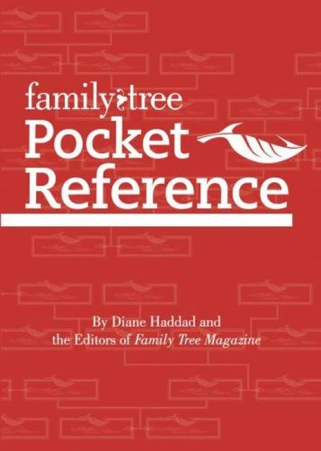Genealogy Family Tree Pocket Reference Definitions, Websites, Dates, Quick Info