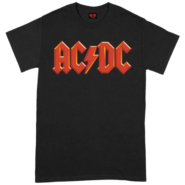 AC/DC T Shirt Red Logo Classic Officially Licensed Mens Tee NEW Rock Metal
