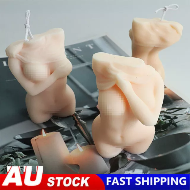 3D Strip Girl Candle Molds Silicone DIY Strip Woman Human Body Mould Gift