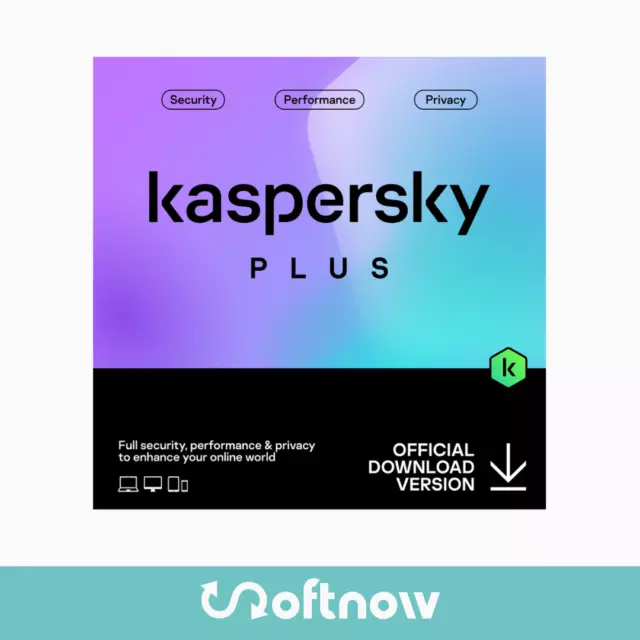 Kaspersky Plus 2023 - VPN 1PC, 3PC, 5PC, 10PC Device 1 Year