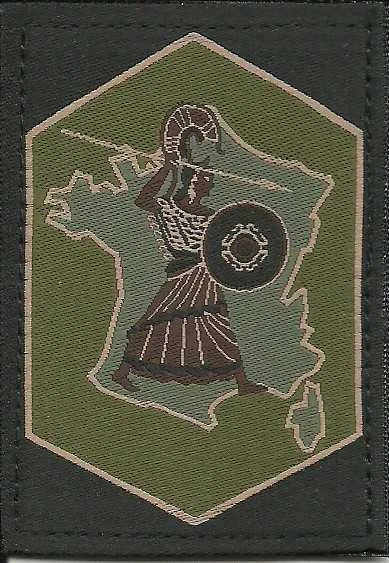 Patch Militaire CCPF Basse Visibilité - Insigne Tissu Armée De Terre - Neuf