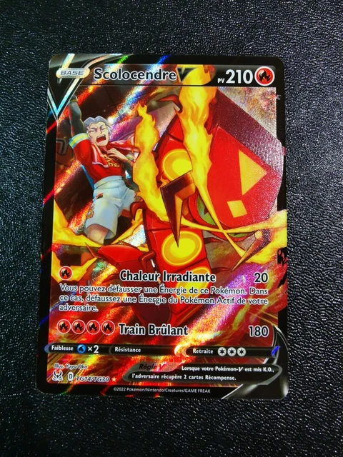 Carte Pokémon Scolocendre V TG14/TG30 EB11 Epée Bouclier Origine Perdue FR NEUF