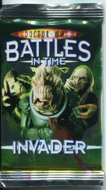 Doctor Who Battles In Time Invader Factory Sealed Packet [9 Cards]