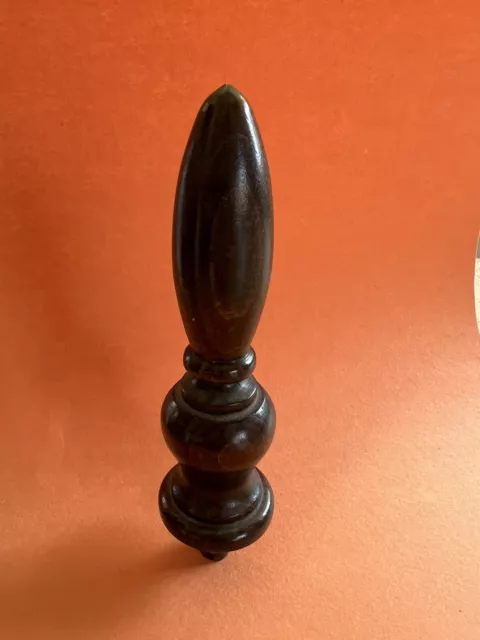 Vintage Antique Top Solid Wood Finial for Grandfather Clock