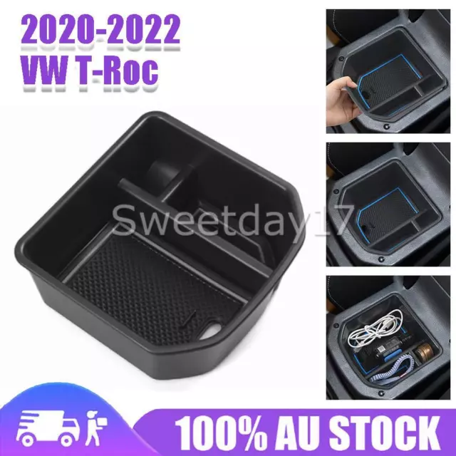 Car Console Armrest Storage Box Organizer Tray Fit For VW T-Roc 2020-2022  it