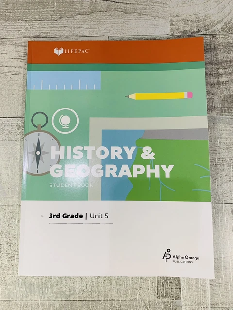 LIFEPAC HOMESCHOOL 3RD Grade History & Geography Student Book Unit 5 £3 ...