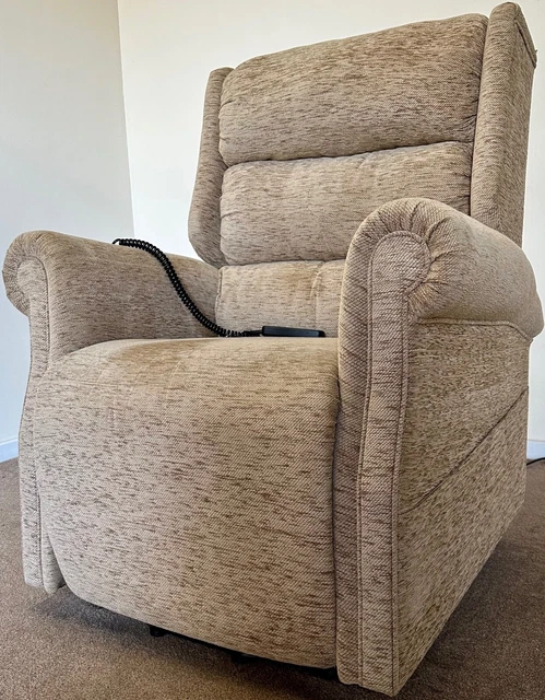 Luxury Electric Riser Rise Recline Recliner Dual Motor Chair Brown ~ Can Deliver