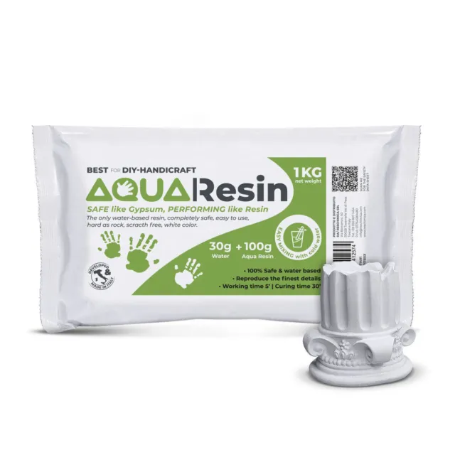 AQUA RESIN - Résine minérale non toxique et sûre et colorable