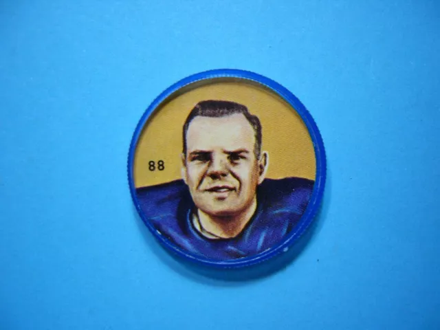 1963 Nalley's Humpty Dumpty Plastic Cfl Football Coin #88 Frank Rigney Sharp!!