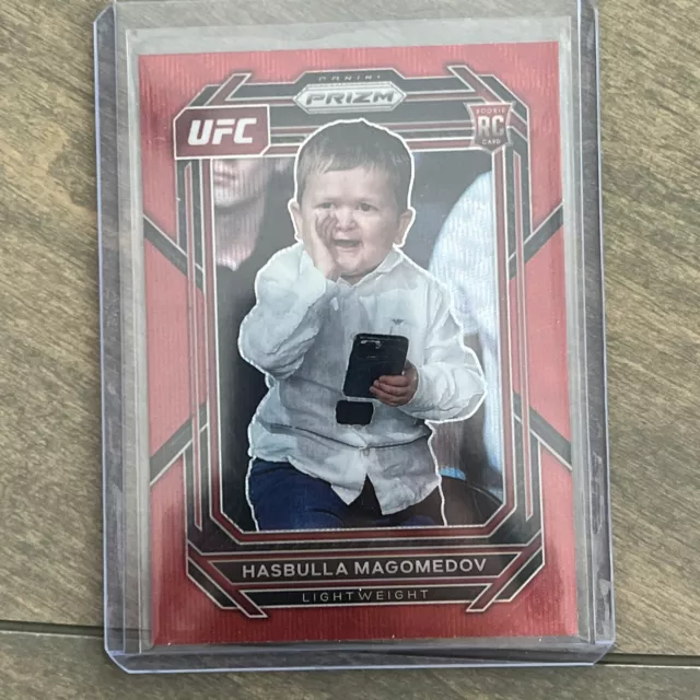 2023 PANINI PRIZM UFC HASBULLA MAGOMEDOV Red Wave 200 Rookie RC