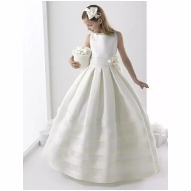 VESTIDO DE Primera Comunión Para Niñas De 8 A 14 Años EUR 150,00 PicClick FR