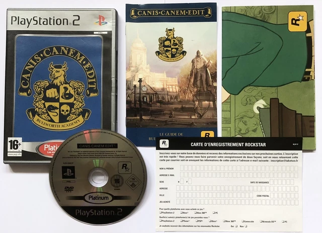 Jeu PS2 Canis Canem Edit (PAL FR) Avec Notice - Bon état, Version Complète