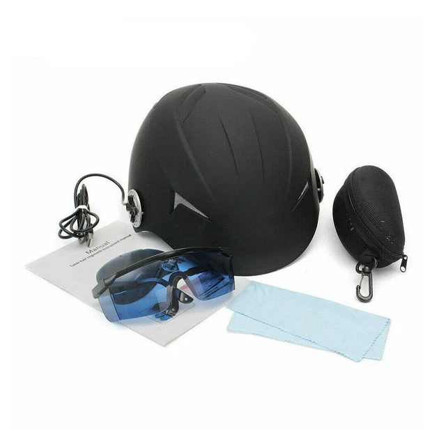 Therapy Hair Loss Regrowth Growth Treat Helmet Alopecia Laser Cap 128 Diode E02