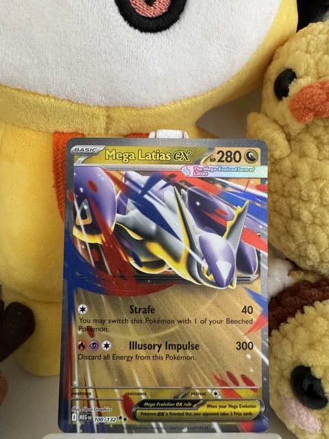 Mega Latias Ex 100/132 Double Rare Pokemon Card - Near Mint Condition Pokemon  Tcg
