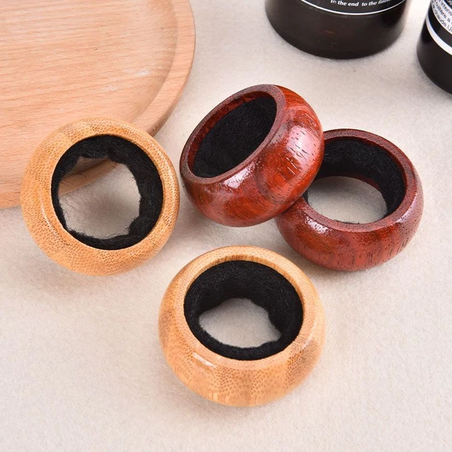 Wooden Wine Bottle Collar Red Wine Bottle Drip Drop Proof Stop Collar R#w#
