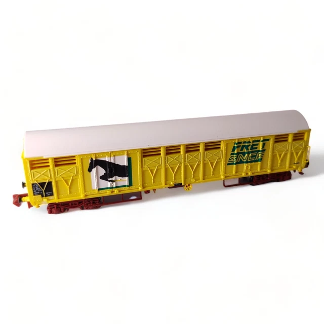 2 Wagons SNCF Échelle N 1/160 - EVS His à Toit Haut - Trains160 16051