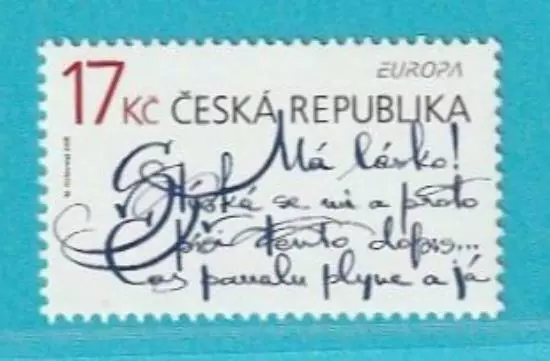 Tschechische Republik Europa CEPT aus 2008 ** postfrisch MiNr. 559 Der Brief