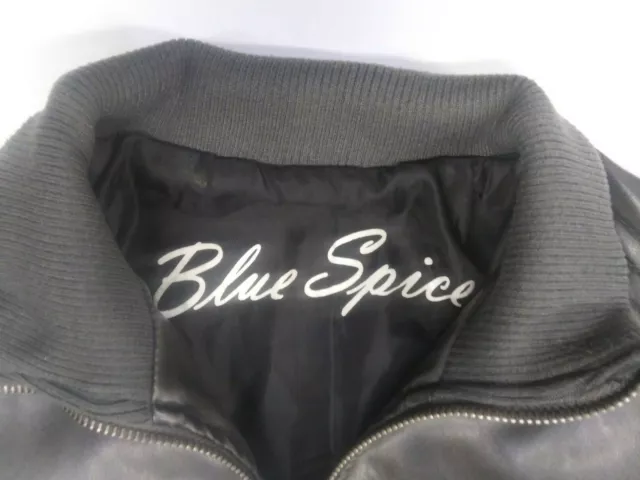 Ladie's Vinyl Jacket size small, Charcoal / Dark Gray color, Blue Spice Brand 2