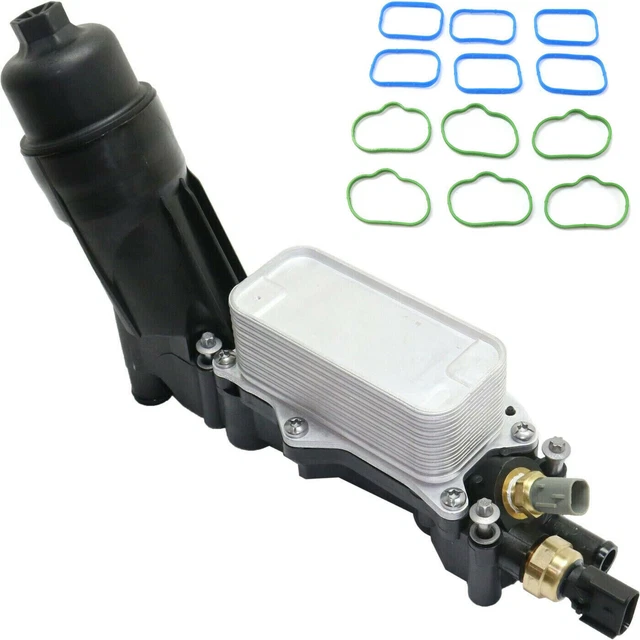 ALUMINUM ENGINE OIL Filter Adapter Housing For Jeep Dodge Chrysler Ram
