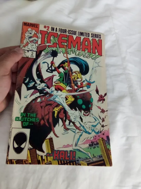 Iceman limited #2 Rare Comic book CHEAP inherited old collection vintage books