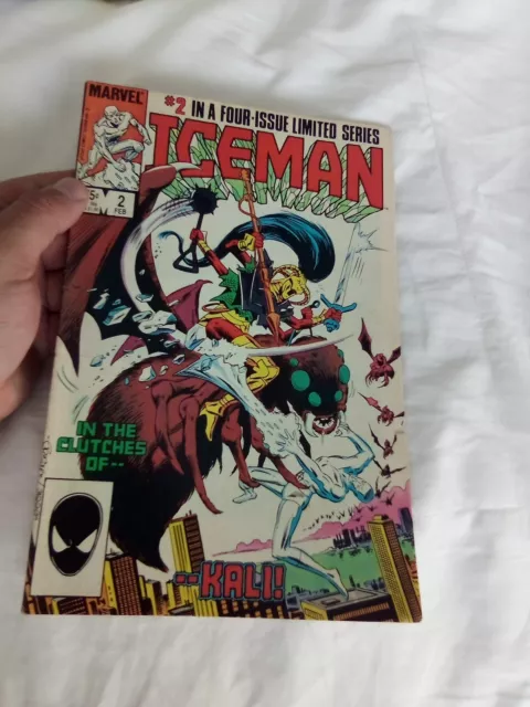 Iceman limited #2 Rare Comic book CHEAP inherited old collection vintage books