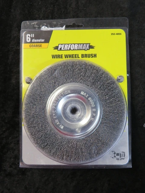 Performax Wire Wheel Brush 6" Diameter 252-4055