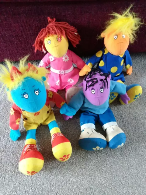 BBC Vintage large Tweenies Plush 90’s  Bundle X4 approx 14" Bella Milo Fizz Jake