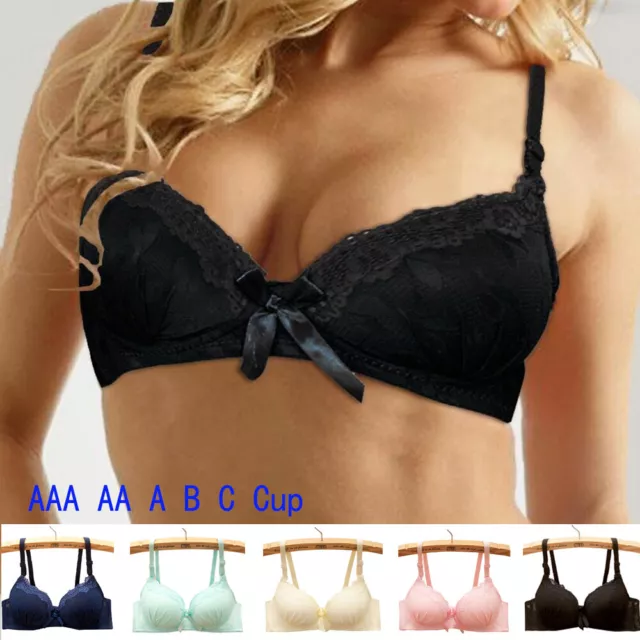 Sexy Women Bras Small breasts Brassiere Padded Underwire Lingerie 28-40 AAA  ABCD