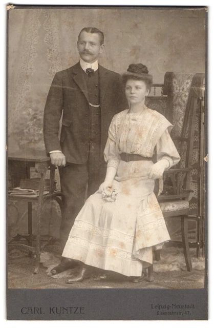 Fotografie Carl Kuntze, Leipzig-Neustadt, Eisenbahnstr. 47, Frau mit hohem Dutt