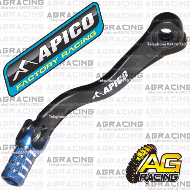 Apico Black Blue Gear Pedal Lever For Husqvarna TC 250 2014-2015 MotoXEnduro