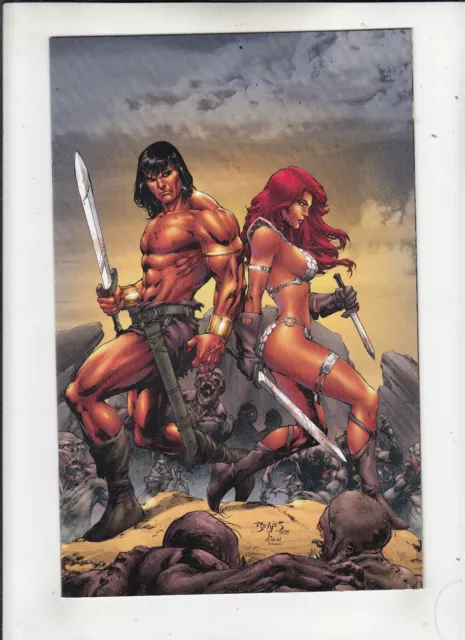 Red Sonja Conan #2 (Dynamite/Dark Horse 2015) Ed Benes Virgin Variant VF