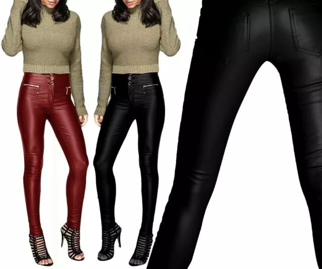 Sexy Women's Office Treggings Ladies Hipsters Skinny Pants Size 8