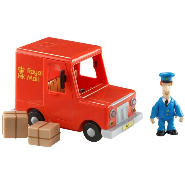 POSTMAN PAT ROYAL Mail Van & Pat Figure with Boxes Collectable Toy for ...