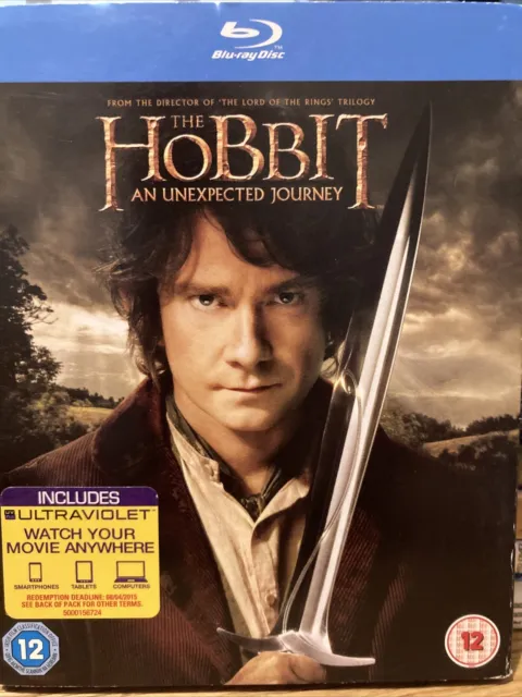 The Hobbit: An Unexpected Journey (Blu-ray, 2013)