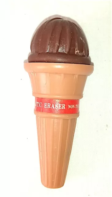 CHOCOLATE ICE CREAM - gelato cono cacao 80s Japan eraser rubber radiergummi gomm
