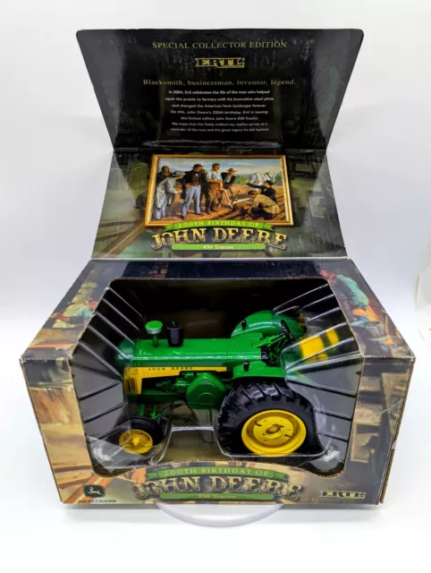 🔥🔥2004 ERTL John Deere 830 Diesel Tractor, 200th Birthday Anniversary Series