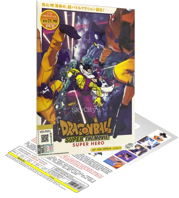 DRAGON BALL SUPER The Movie Super Hero DVD Anime English Dubbed Free